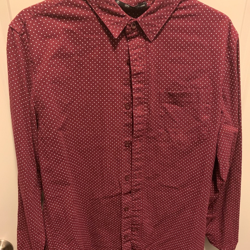 Forever21 Polka dot button up